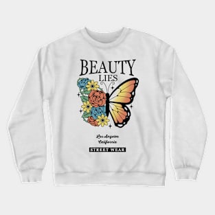 Butterfly Vintage Tattoo Crewneck Sweatshirt